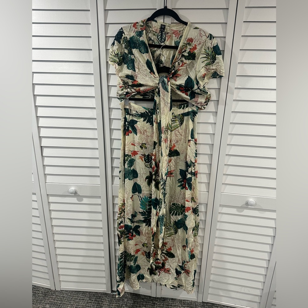 Tropical skirt set